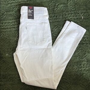 Levi's Women's Straight Leg White Jeans